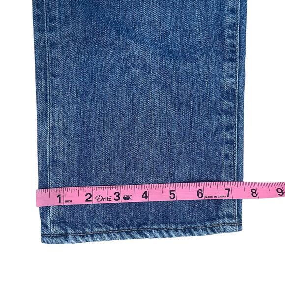 Moussy Vintage Saab Cotton Tapered Jeans Distressed Made In Japan Women's 38 - Picture 15 of 15